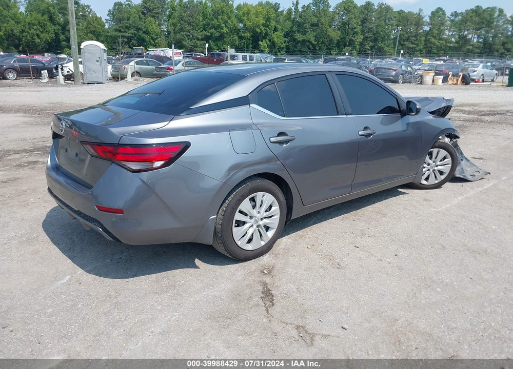 2022 NISSAN SENTRA S XTRONIC CVT VIN: 3N1AB8BV4NY225205