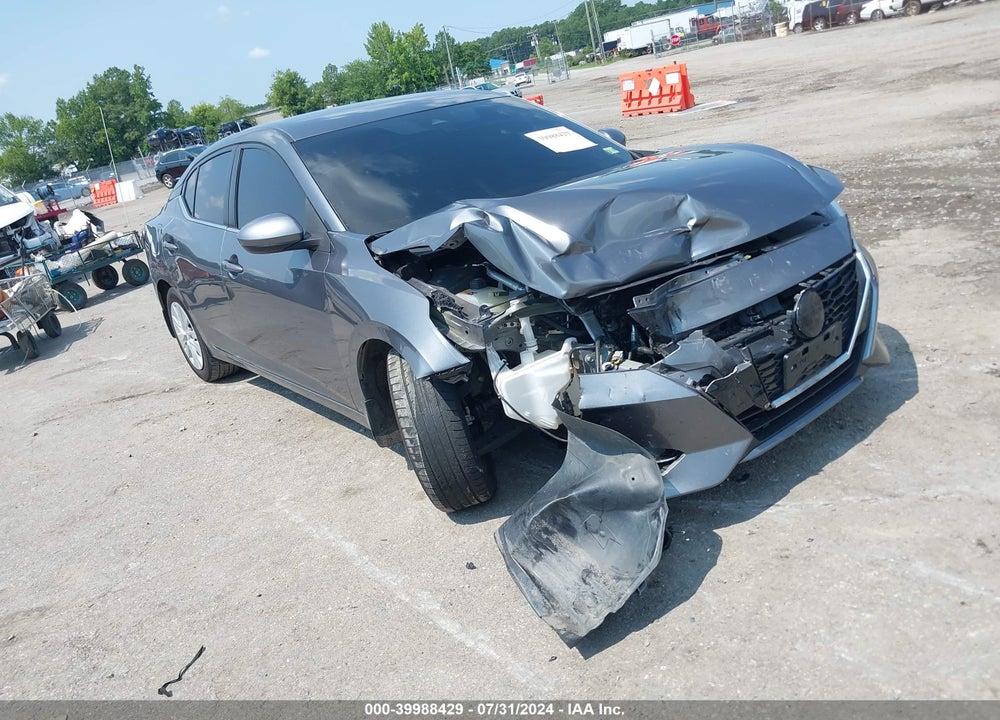 2022 NISSAN SENTRA S XTRONIC CVT VIN: 3N1AB8BV4NY225205