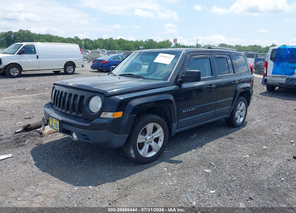 2013 JEEP PATRIOT LIMITED VIN: 1C4NJRCB6DD125636