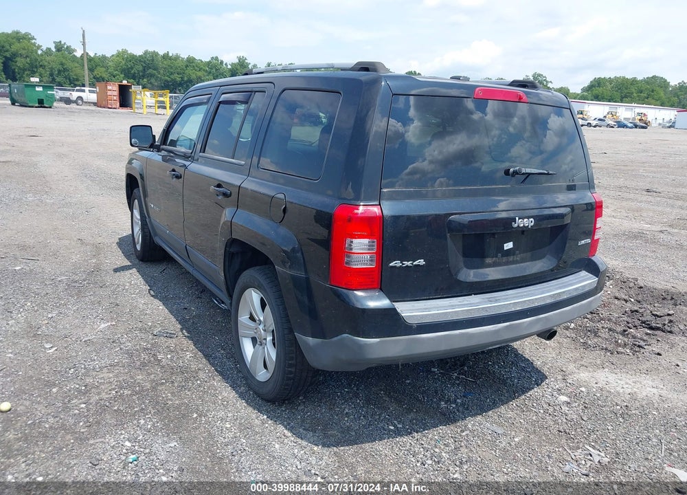 2013 JEEP PATRIOT LIMITED VIN: 1C4NJRCB6DD125636