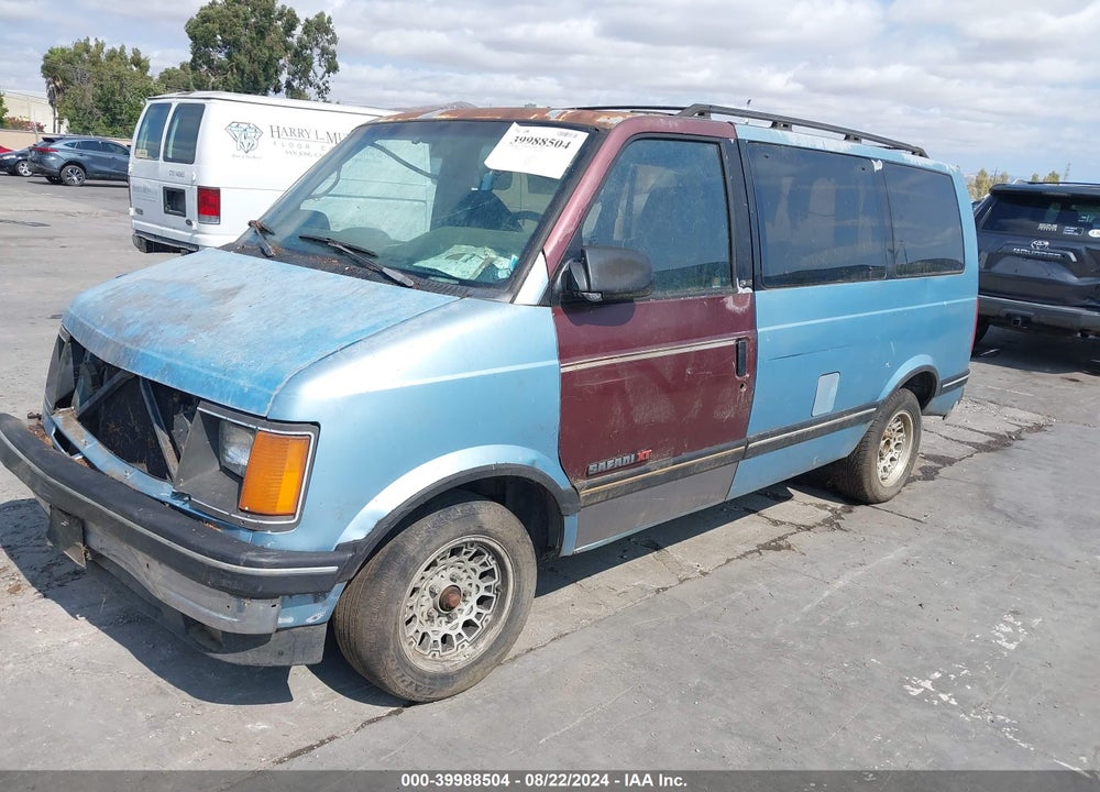 1992 CHEVROLET ASTRO VIN: 1GNDM19ZXNB137401