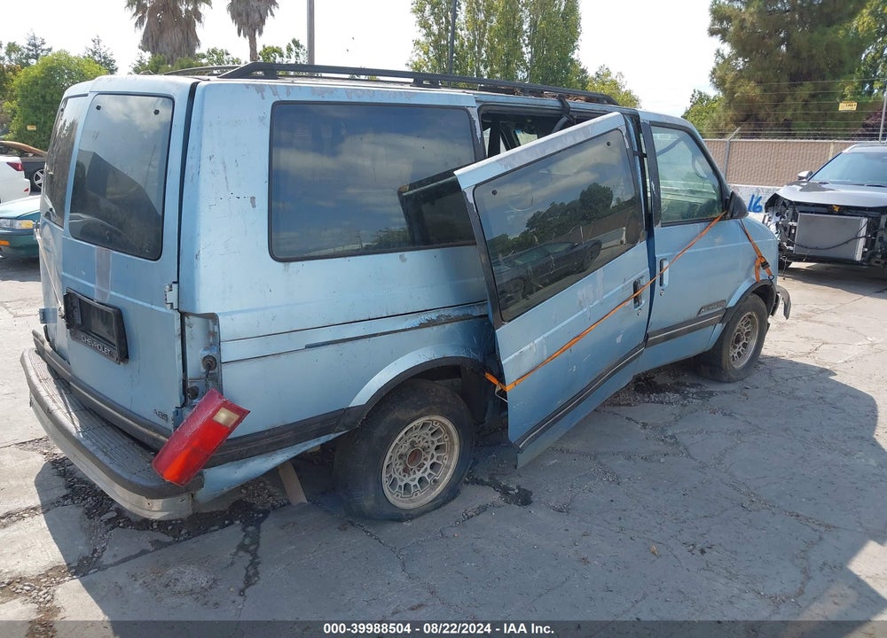 1992 CHEVROLET ASTRO VIN: 1GNDM19ZXNB137401