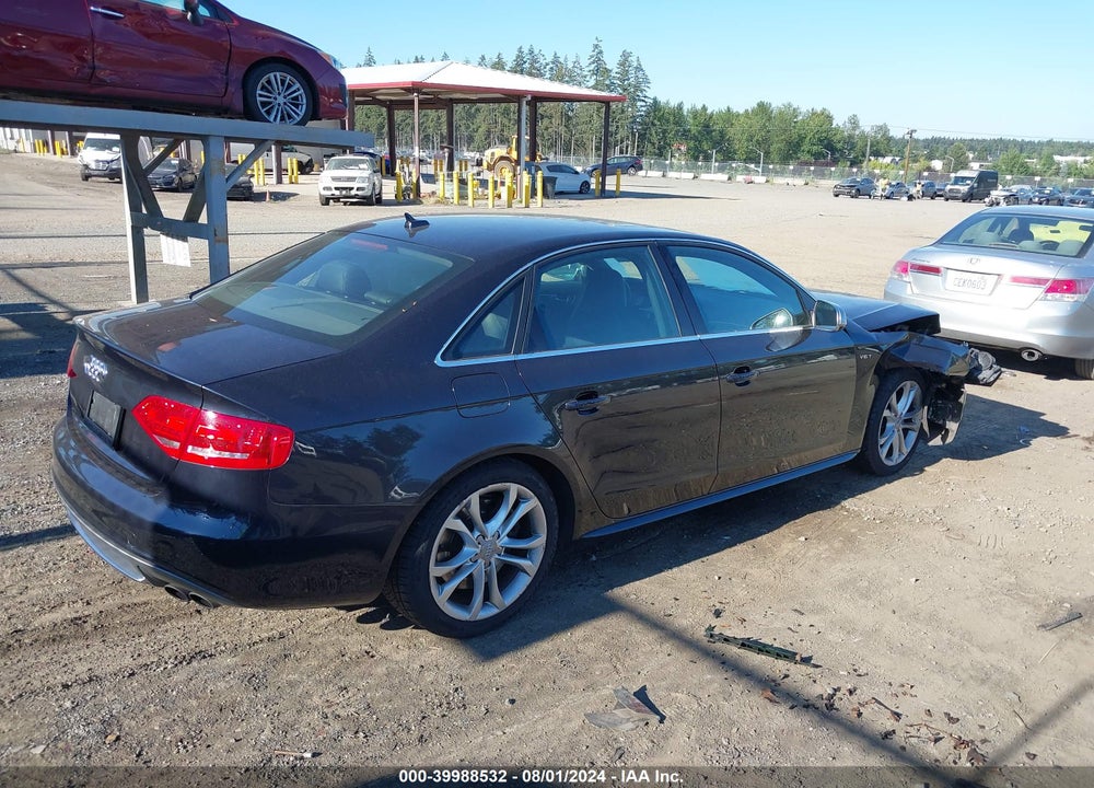 2012 AUDI S4 3.0 PREMIUM PLUS VIN: WAUBGAFL9CA028046