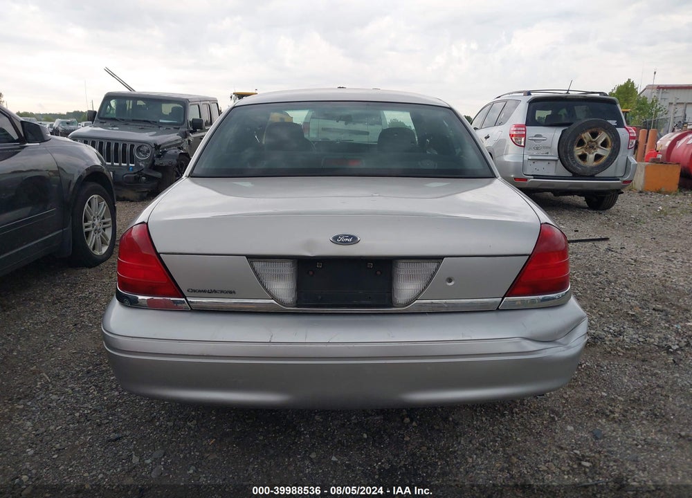 2008 FORD CROWN VICTORIA POLICE/POLICE INTERCEPTOR VIN: 2FAFP71VX8X158924
