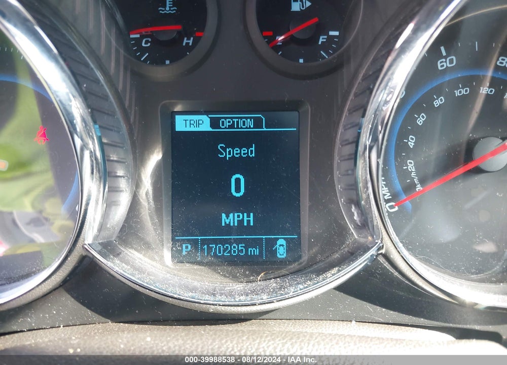 2014 CHEVROLET CRUZE 1LT AUTO VIN: 1G1PC5SB9E7325593