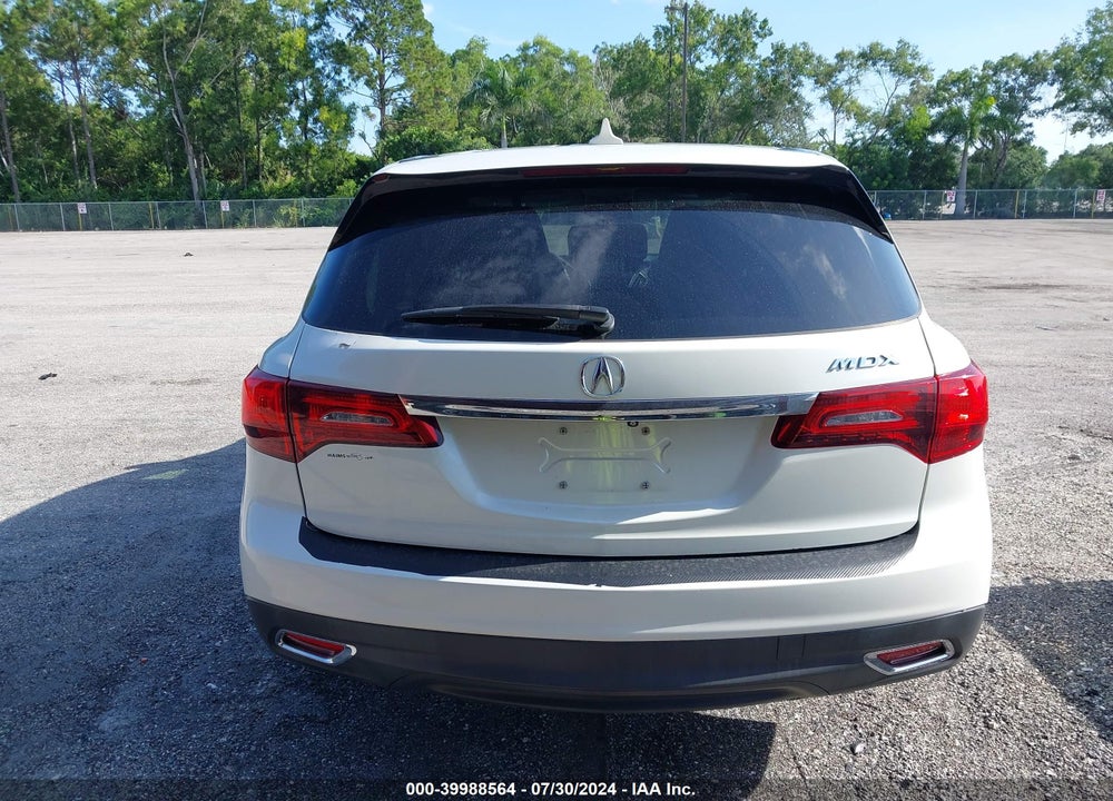 2015 ACURA MDX TECHNOLOGY PACKAGE VIN: 5FRYD3H46FB010573