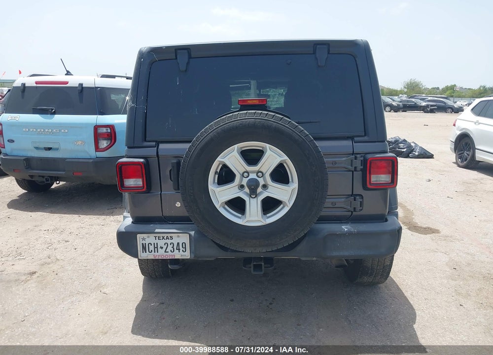 2019 JEEP WRANGLER UNLIMITED SPORT S 4X4 VIN: 1C4HJXDNXKW592540
