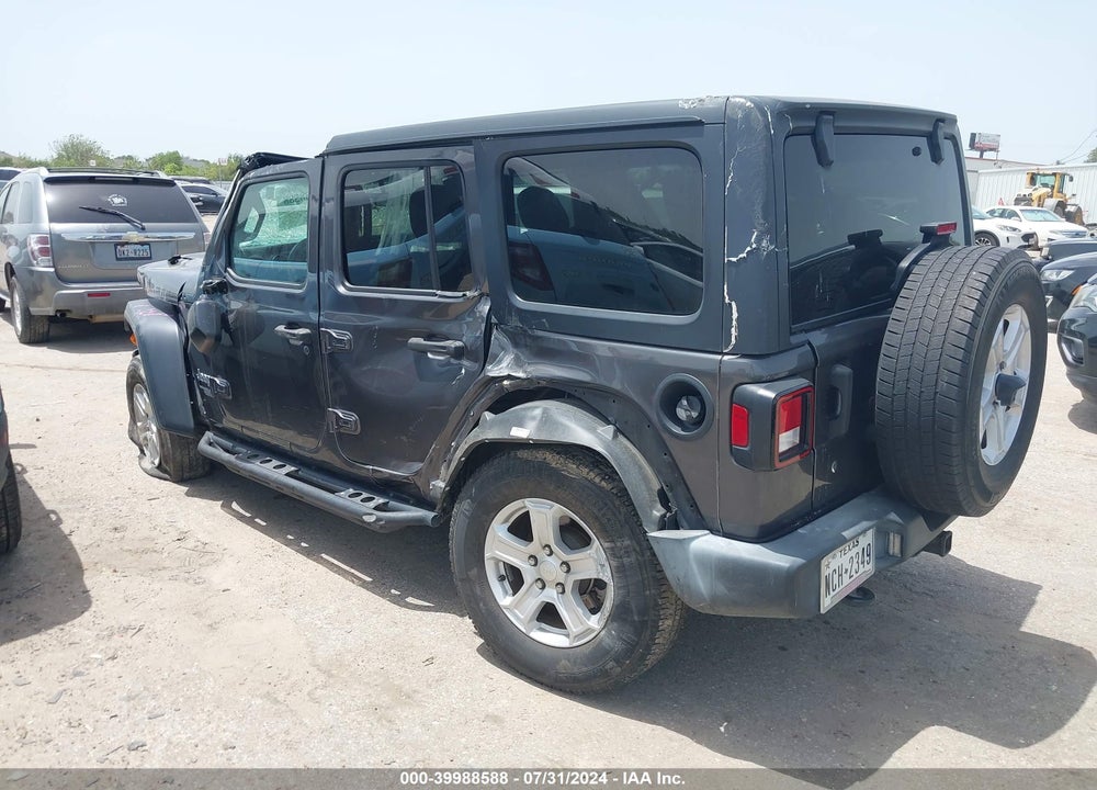 2019 JEEP WRANGLER UNLIMITED SPORT S 4X4 VIN: 1C4HJXDNXKW592540