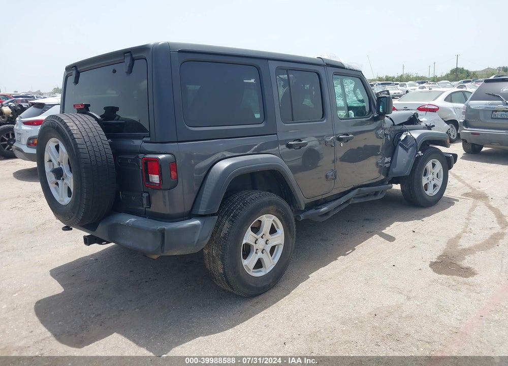2019 JEEP WRANGLER UNLIMITED SPORT S 4X4 VIN: 1C4HJXDNXKW592540