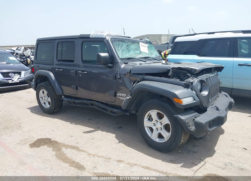 2019 JEEP WRANGLER UNLIMITED SPORT S 4X4 VIN: 1C4HJXDNXKW592540