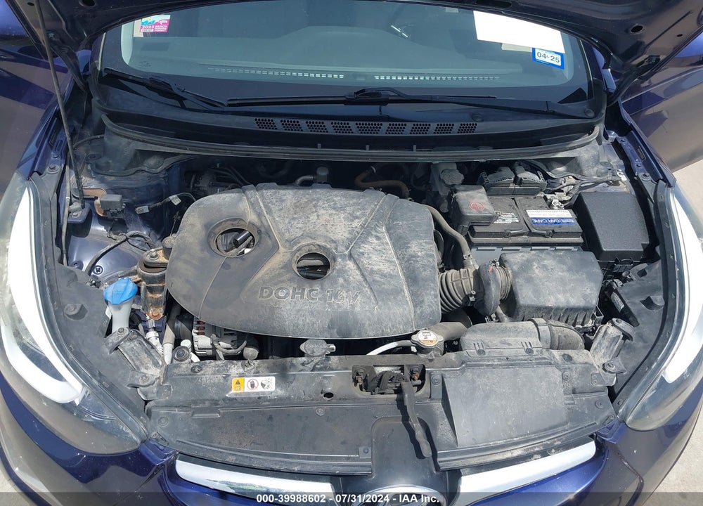 2014 HYUNDAI ELANTRA SE VIN: 5NPDH4AE4EH503083