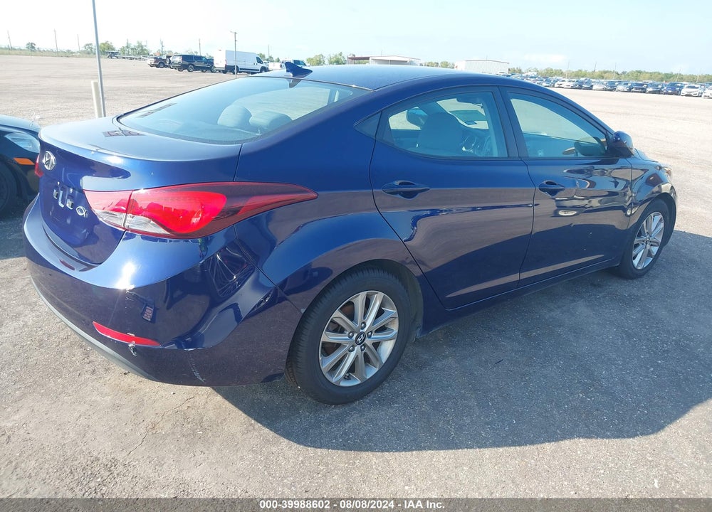 2014 HYUNDAI ELANTRA SE VIN: 5NPDH4AE4EH503083
