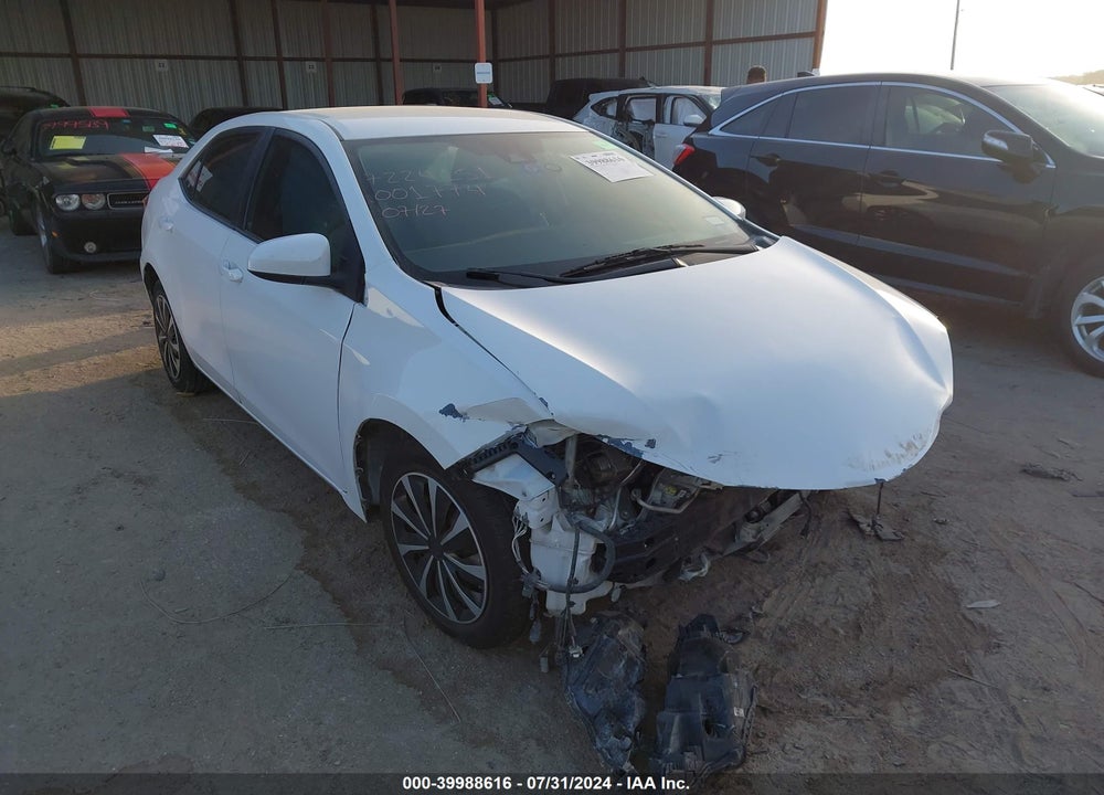 2018 TOYOTA COROLLA LE VIN: 2T1BURHE4JC001774