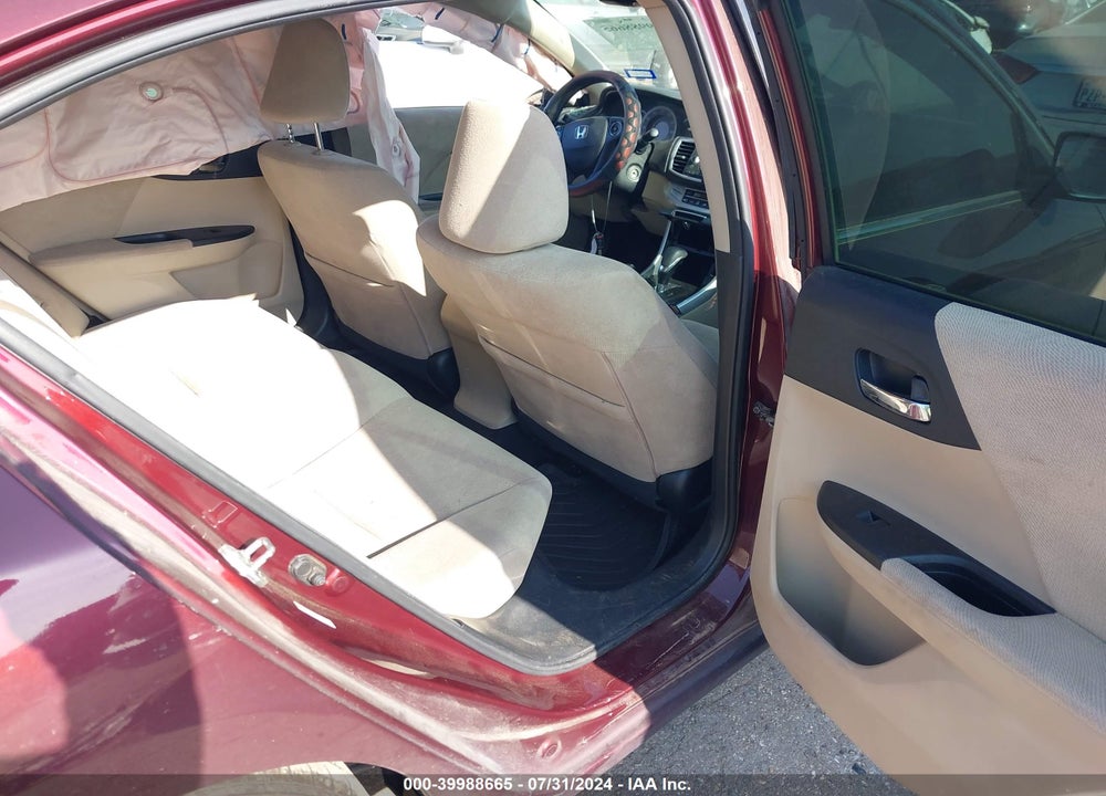 2013 HONDA ACCORD LX VIN: 1HGCR2F34DA172565