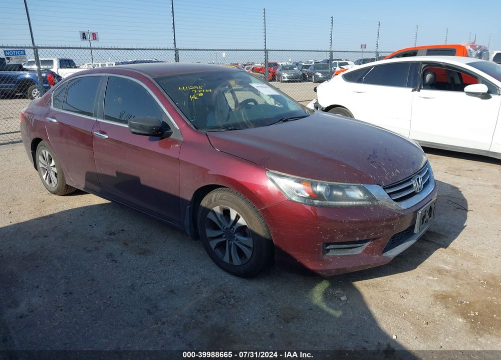 2013 HONDA ACCORD LX VIN: 1HGCR2F34DA172565