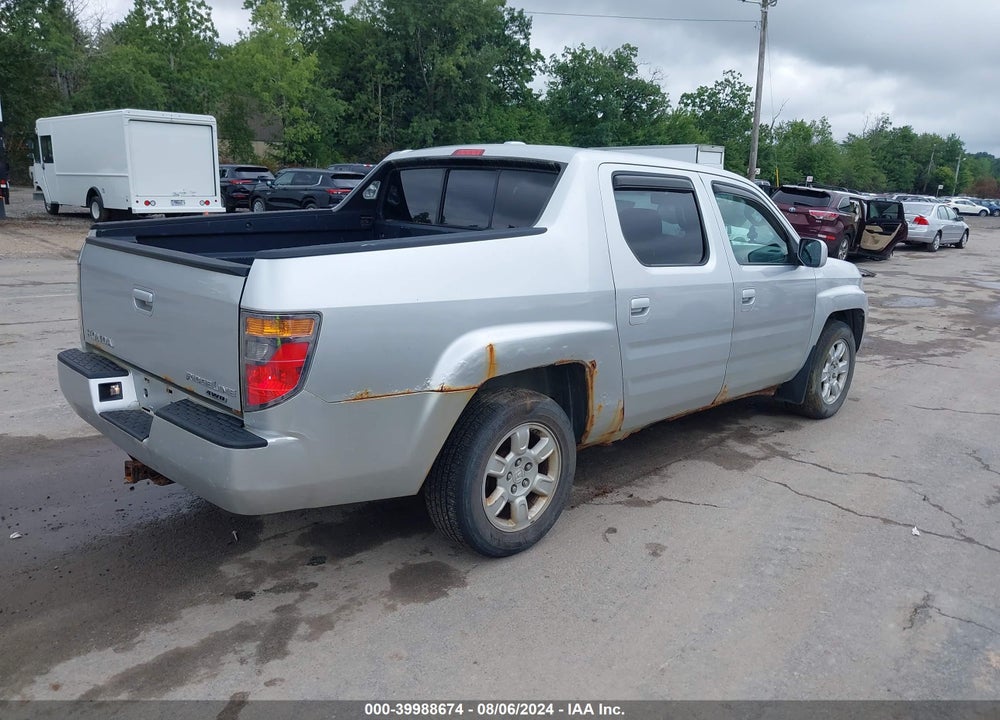 2006 HONDA RIDGELINE RTL VIN: 2HJYK16566H518216