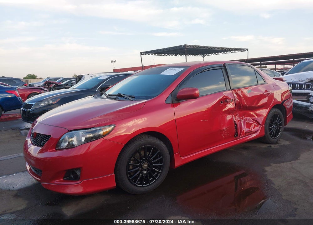 2009 TOYOTA COROLLA S VIN: 1NXBU40E19Z118978