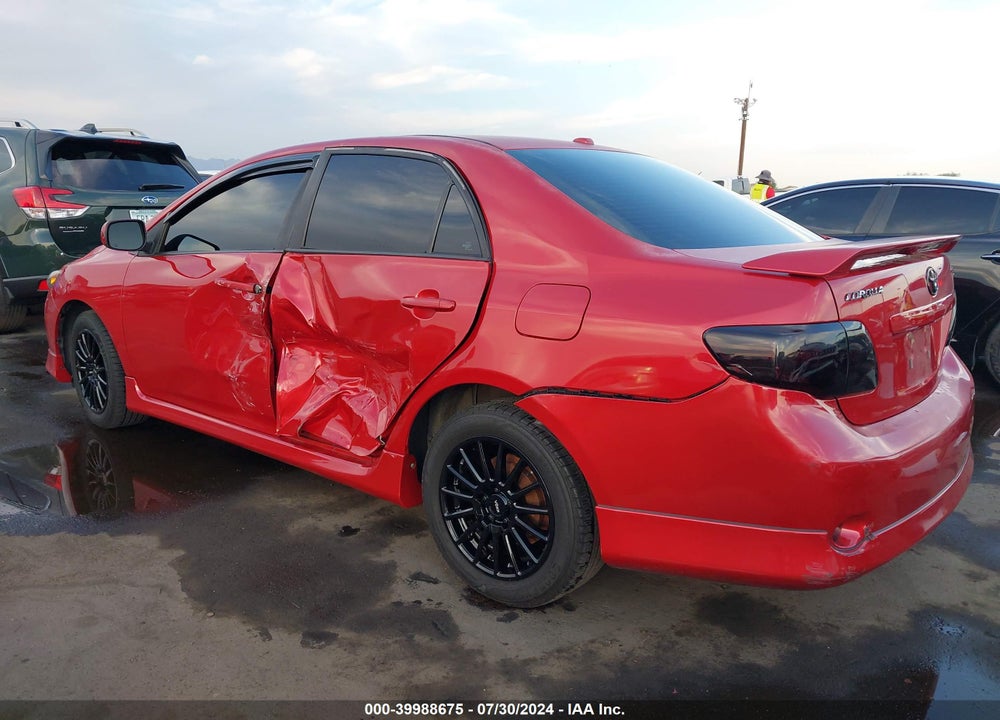 2009 TOYOTA COROLLA S VIN: 1NXBU40E19Z118978