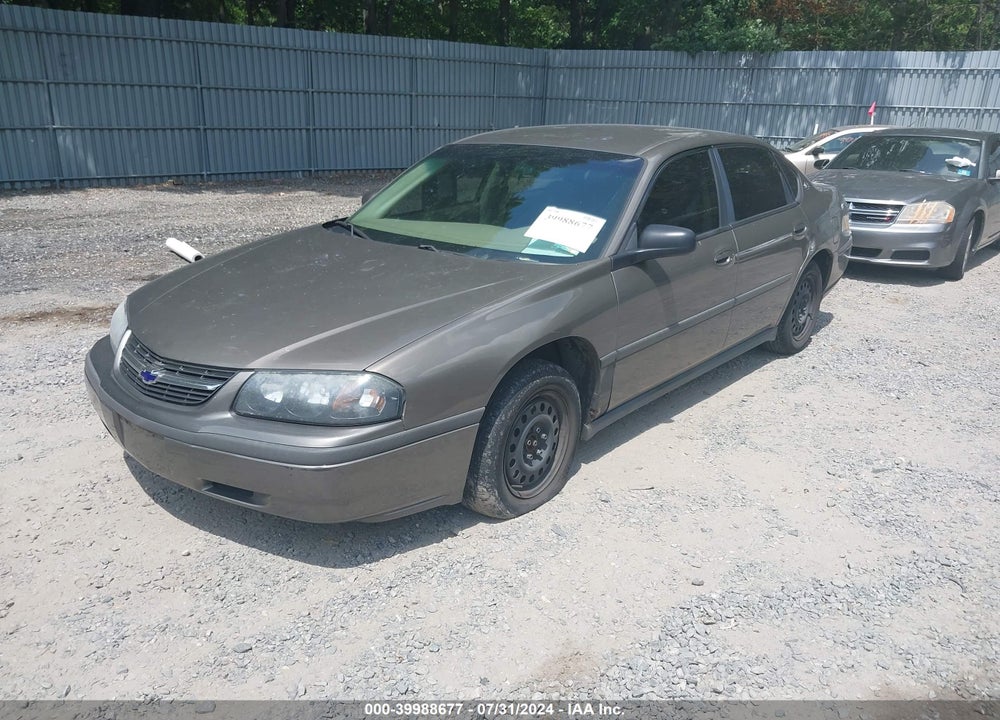 2003 CHEVROLET IMPALA VIN: 2G1WF52EX39310349