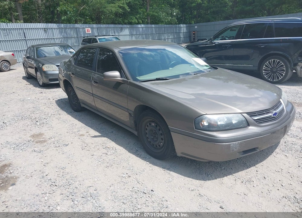 2003 CHEVROLET IMPALA VIN: 2G1WF52EX39310349