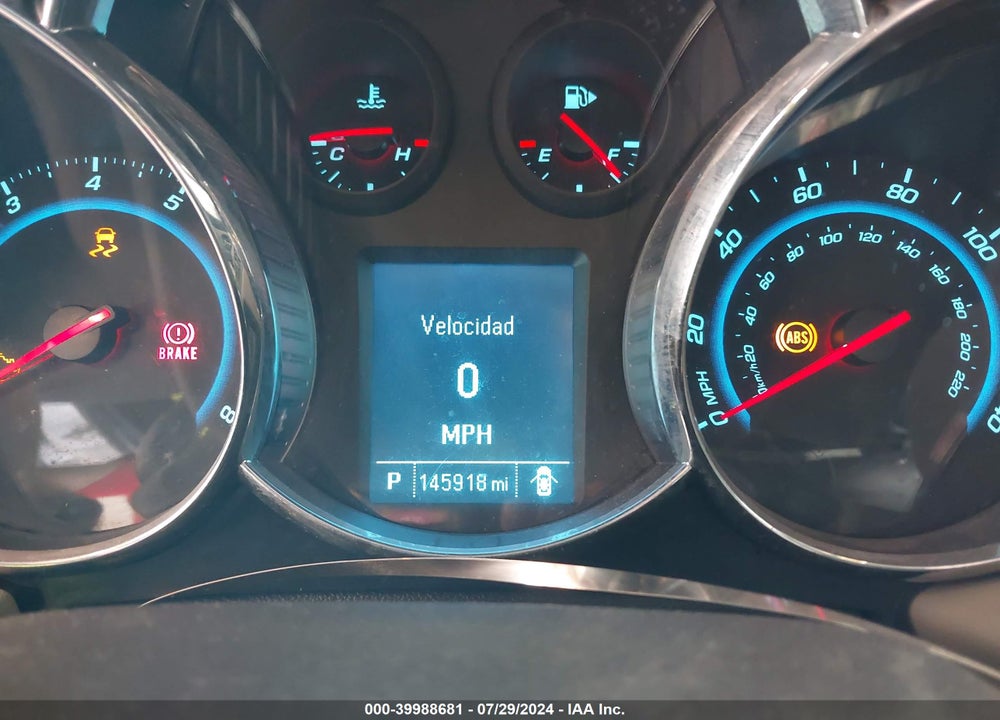 2012 CHEVROLET CRUZE 1LT VIN: 1G1PF5SC8C7373132