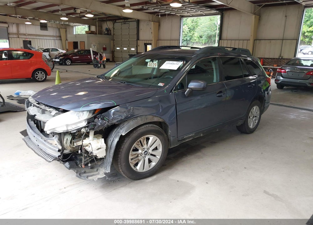 2017 SUBARU OUTBACK 2.5I PREMIUM VIN: 4S4BSACC2H3346412