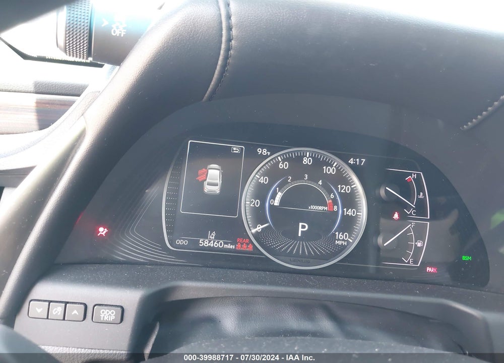 2019 LEXUS ES 350 LUXURY VIN: 58ABZ1B19KU027479