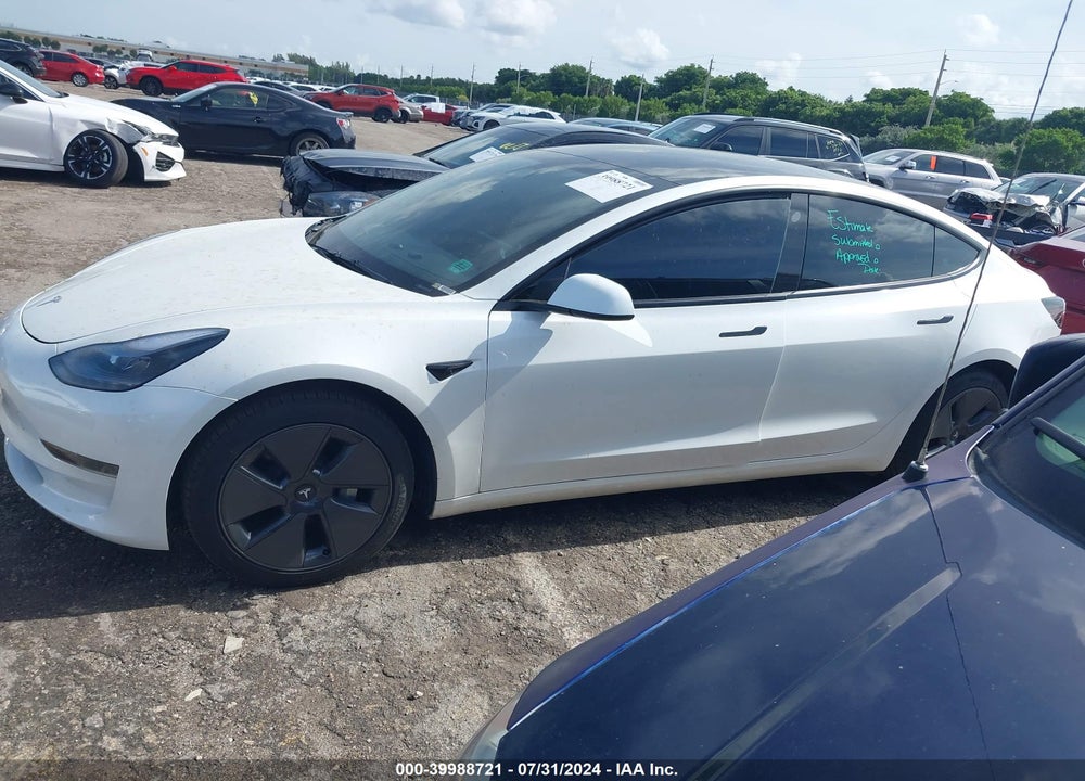 2023 TESLA MODEL 3 REAR-WHEEL DRIVE VIN: 5YJ3E1EA5PF698655
