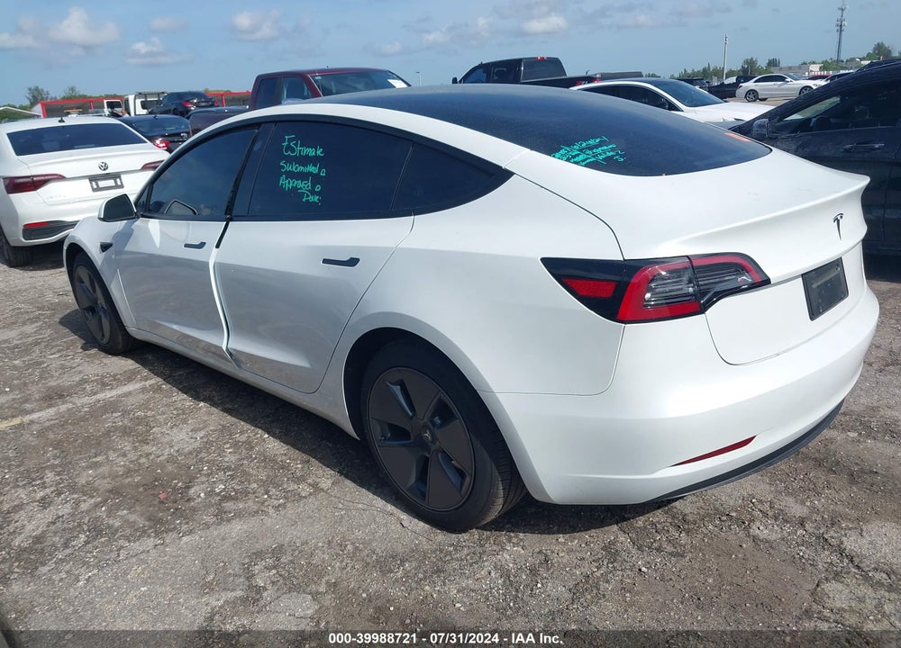 2023 TESLA MODEL 3 REAR-WHEEL DRIVE VIN: 5YJ3E1EA5PF698655