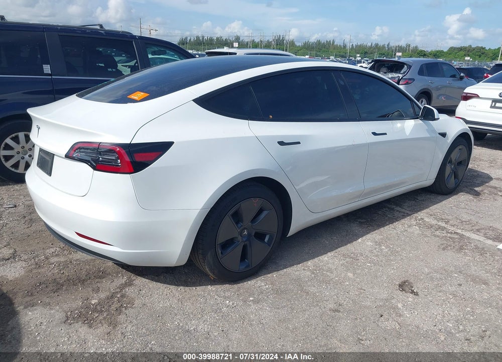 2023 TESLA MODEL 3 REAR-WHEEL DRIVE VIN: 5YJ3E1EA5PF698655