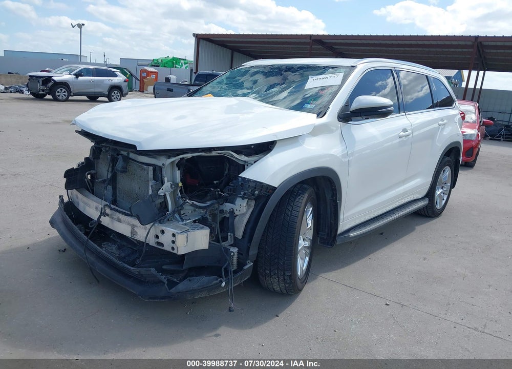 2019 TOYOTA HIGHLANDER LIMITED VIN: 5TDYZRFH1KS349260