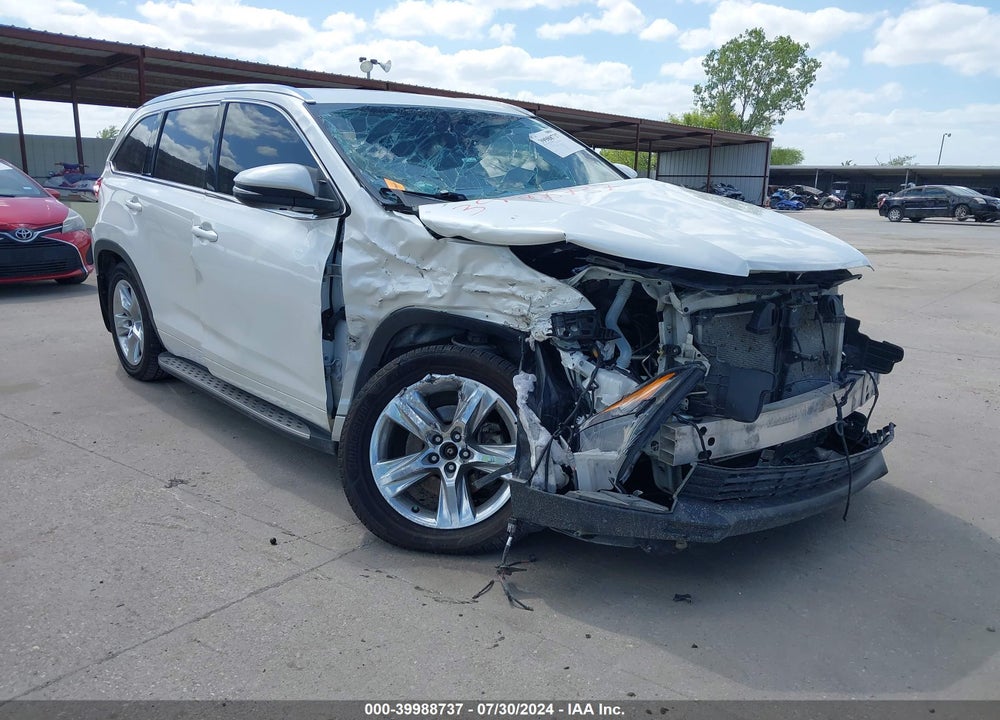 2019 TOYOTA HIGHLANDER LIMITED VIN: 5TDYZRFH1KS349260