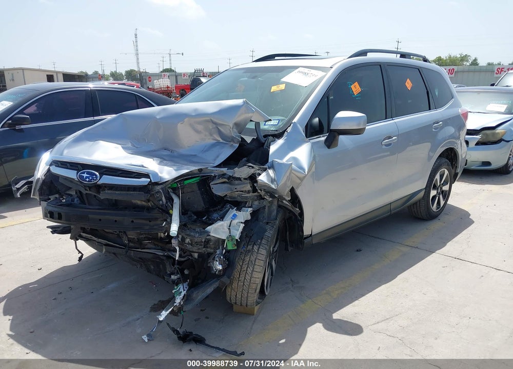 2018 SUBARU FORESTER 2.5I LIMITED VIN: JF2SJARCXJH533583