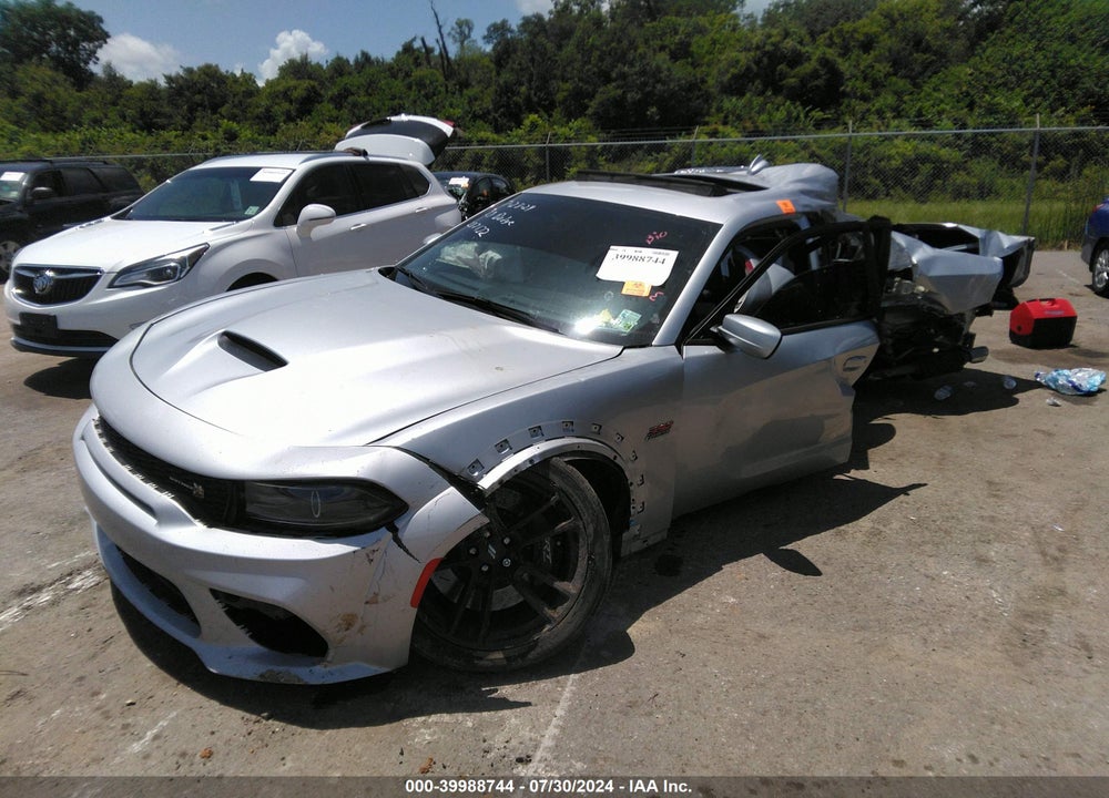 2022 DODGE CHARGER SCAT PACK WIDEBODY VIN: 2C3CDXGJ2NH237122
