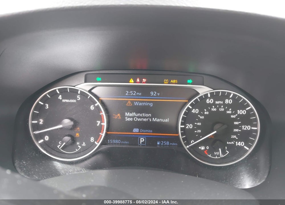 2022 NISSAN ALTIMA VIN: 1N4BL4DVXNN418515