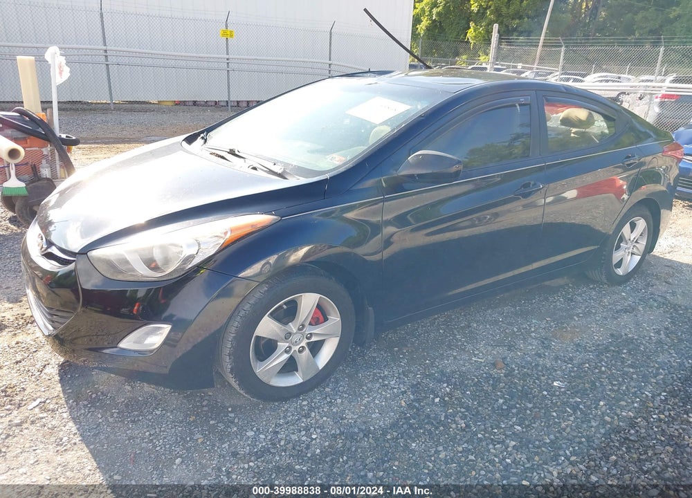 2012 HYUNDAI ELANTRA GLS/LIMITED VIN: 5NPDH4AE6CH145966