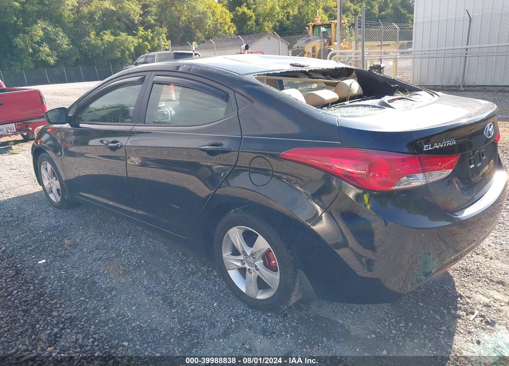 2012 HYUNDAI ELANTRA GLS/LIMITED VIN: 5NPDH4AE6CH145966