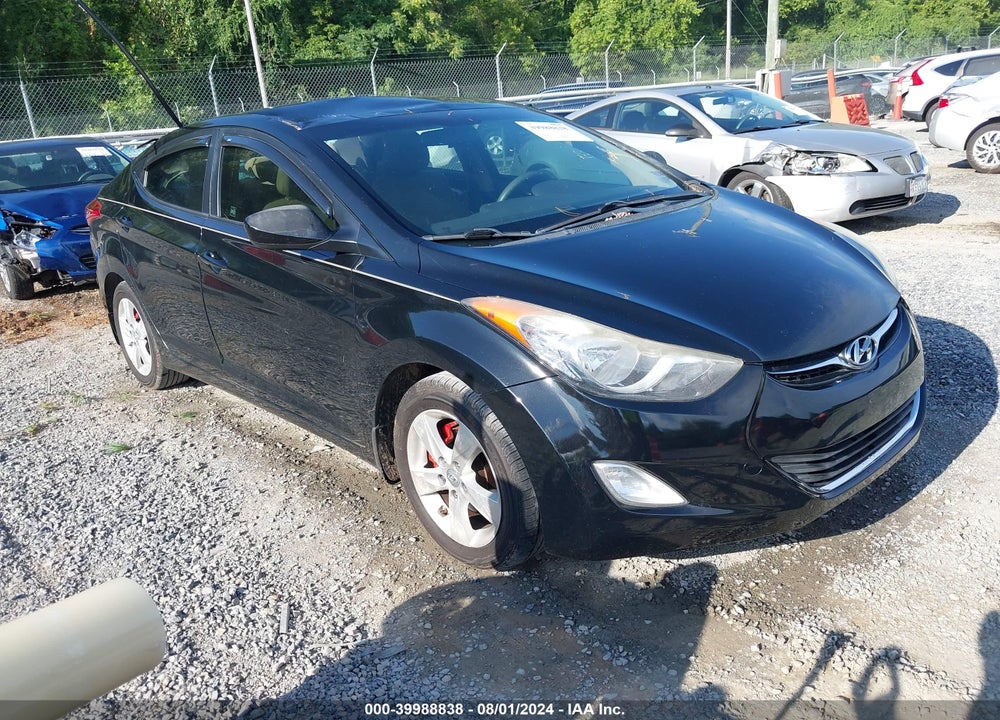 2012 HYUNDAI ELANTRA GLS/LIMITED VIN: 5NPDH4AE6CH145966