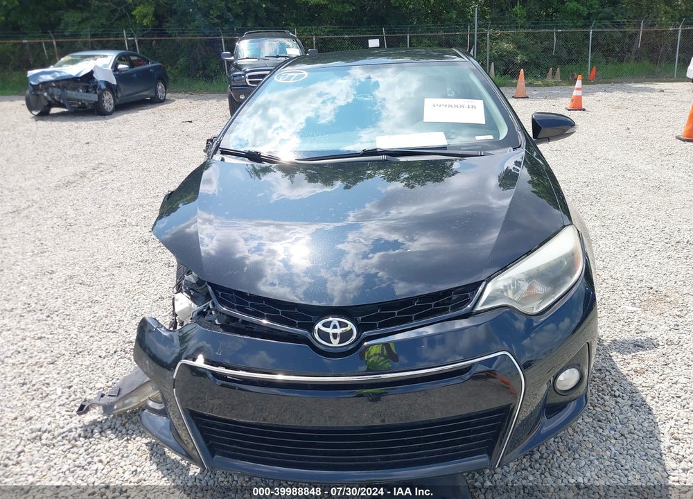 2015 TOYOTA COROLLA S PLUS VIN: 5YFBURHE2FP263512