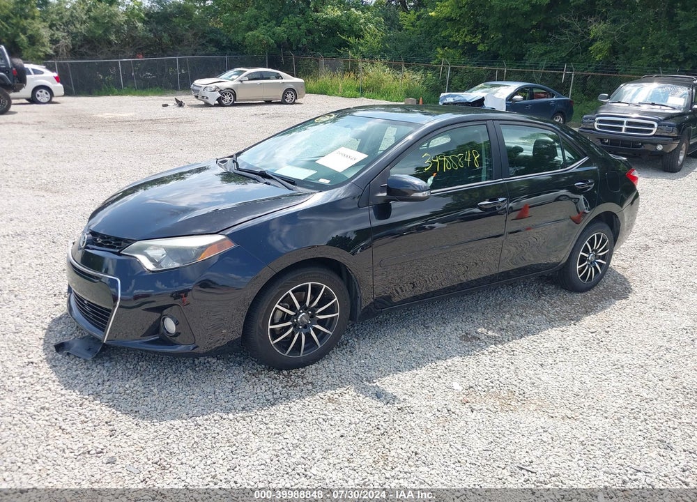 2015 TOYOTA COROLLA S PLUS VIN: 5YFBURHE2FP263512