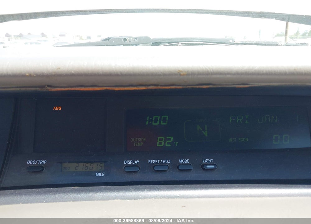 2001 TOYOTA AVALON XLS VIN: 4T1BF28B31U131485