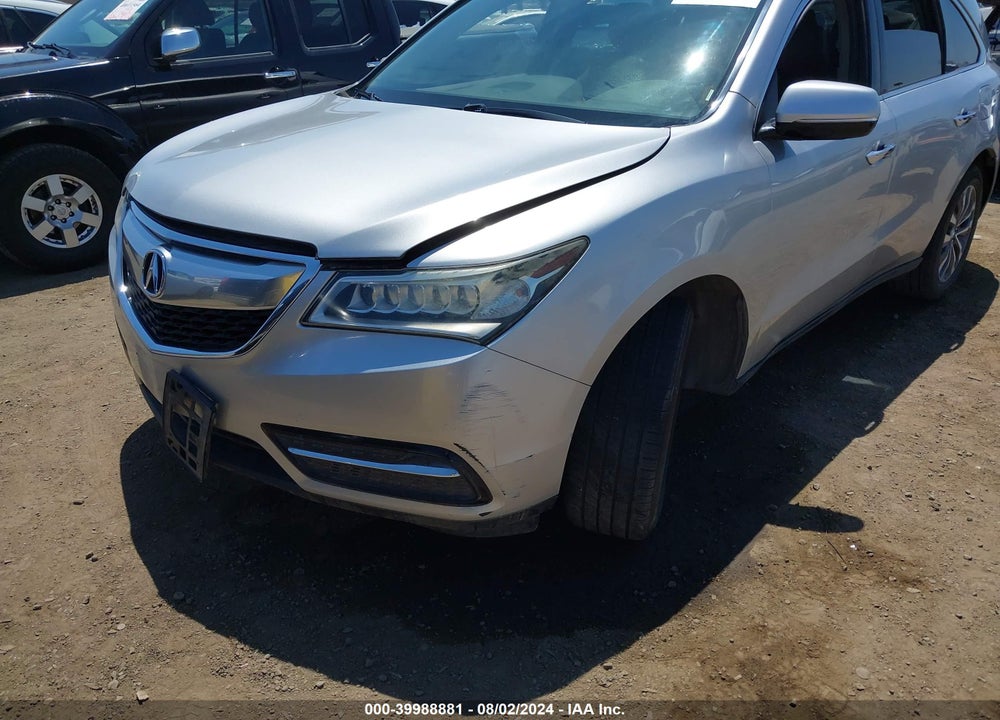 2015 ACURA MDX TECHNOLOGY PACKAGE VIN: 5FRYD3H49FB014147