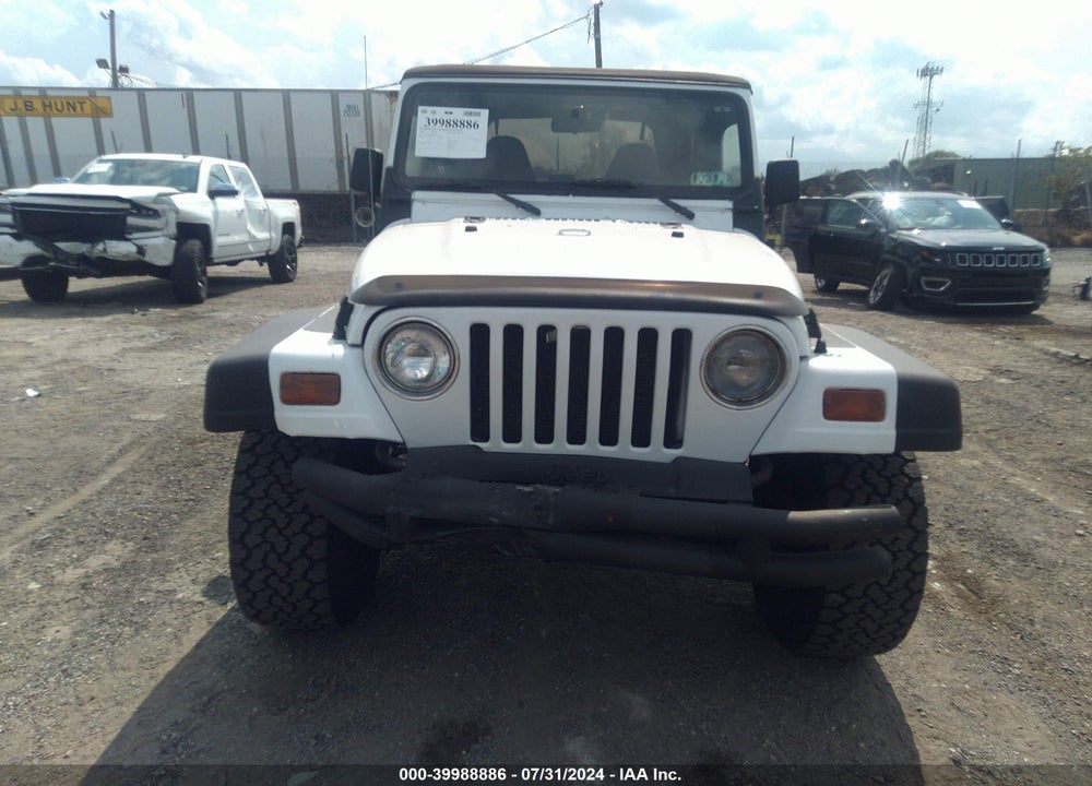 2000 JEEP WRANGLER SPORT VIN: 1J4FA49S5YP761784