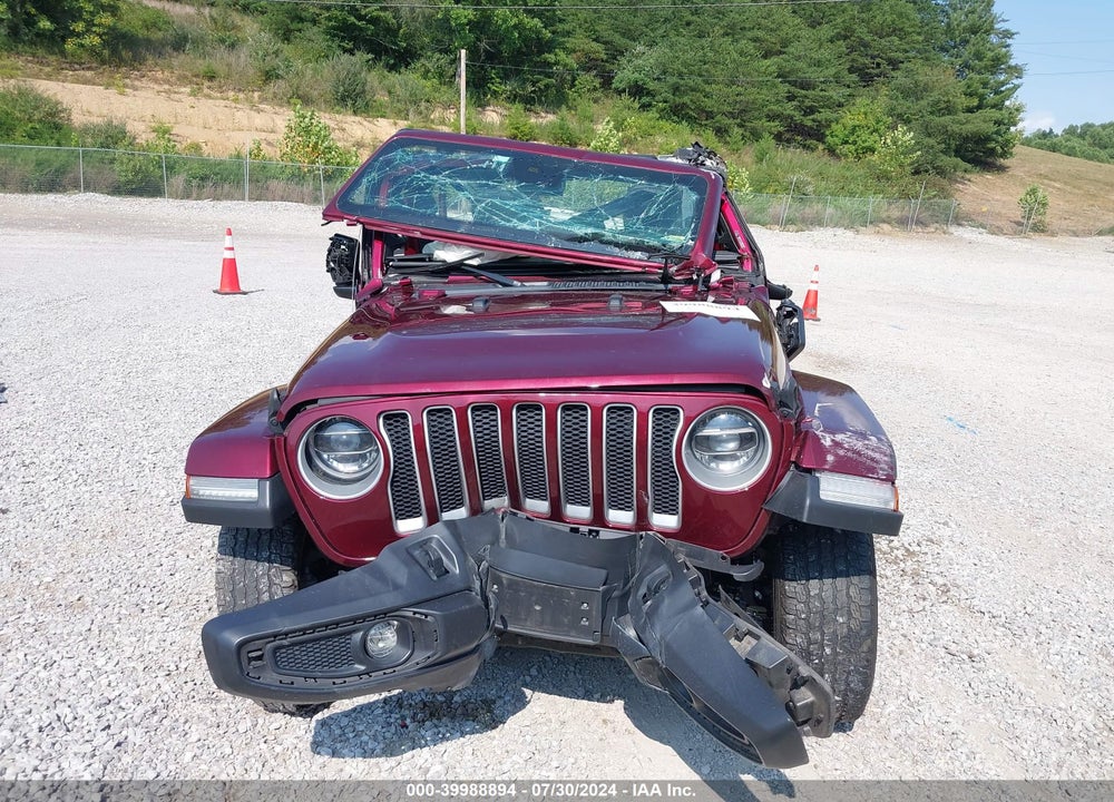 2021 JEEP WRANGLER UNLIMITED SAHARA 4X4 VIN: 1C4HJXEN7MW685887