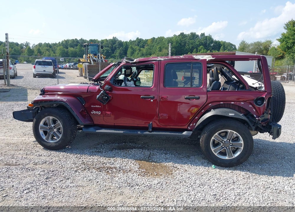 2021 JEEP WRANGLER UNLIMITED SAHARA 4X4 VIN: 1C4HJXEN7MW685887