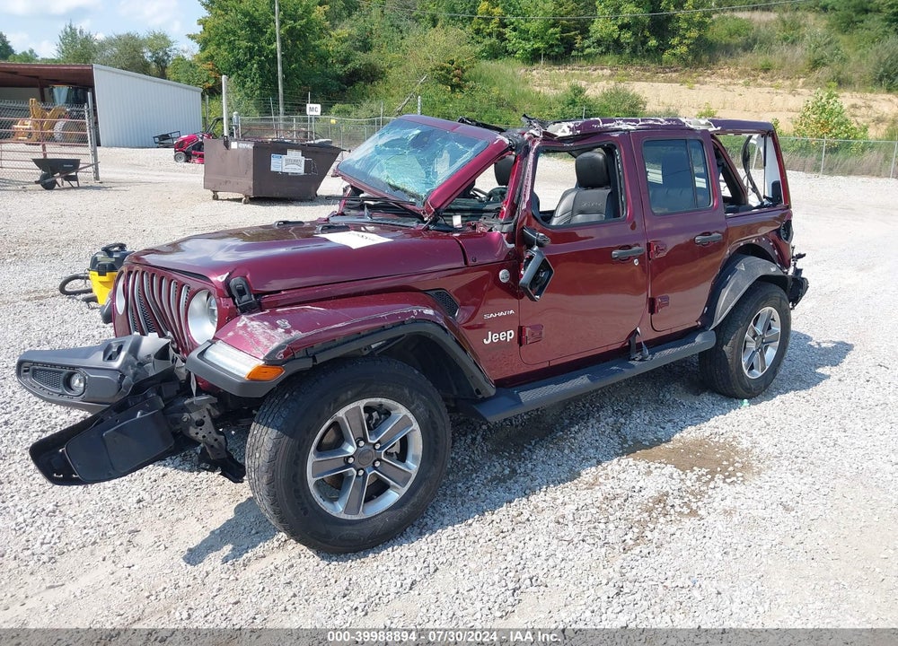 2021 JEEP WRANGLER UNLIMITED SAHARA 4X4 VIN: 1C4HJXEN7MW685887