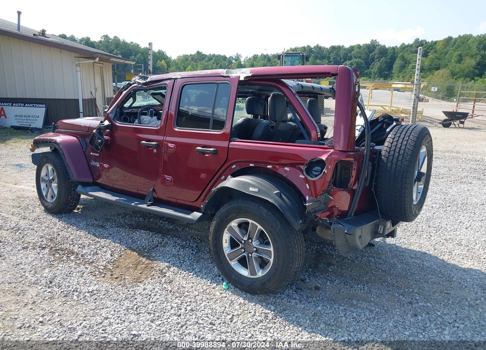 2021 JEEP WRANGLER UNLIMITED SAHARA 4X4 VIN: 1C4HJXEN7MW685887
