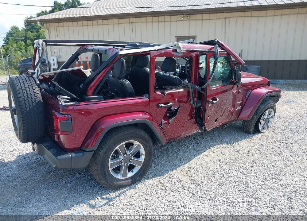 2021 JEEP WRANGLER UNLIMITED SAHARA 4X4 VIN: 1C4HJXEN7MW685887