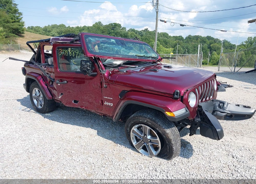 2021 JEEP WRANGLER UNLIMITED SAHARA 4X4 VIN: 1C4HJXEN7MW685887