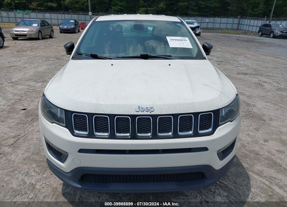 2018 JEEP COMPASS SPORT FWD VIN: 3C4NJCAB1JT193199